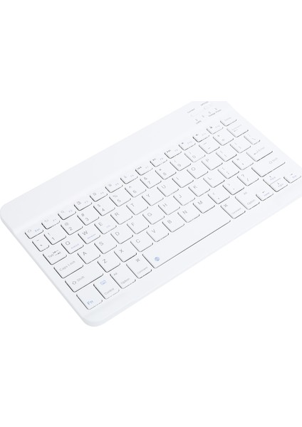 Kablosuz Bluetooth Klavye 10 Inç Hafif Ultrawide Android Için Ios Için Windows Için (Beyaz) (Yurt Dışından)