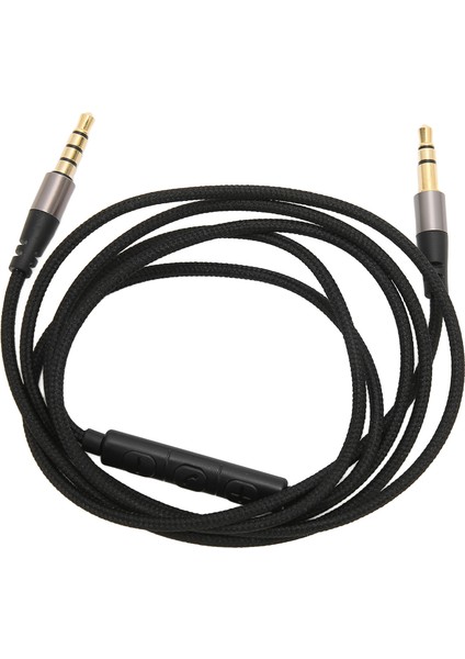 Kulaklık Uzatma Kablosu 3,5 mm Erkek - Erkek Kulaklık Kablosu Dahili Mikrofon ve Ses Kontrolü ile 3,8 Ft (Yurt Dışından)