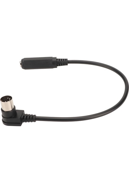 6.35MM - Mıdı 5 Pin Kablo Evrensel 6.35MM Dişi 1/4 Inç - Dın 5 Pin Mıdı Erkek 90 Derece Ses Adaptör Kablosu (Yurt Dışından) fırsatları