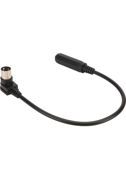 6.35MM - Mıdı 5 Pin Kablo Evrensel 6.35MM Dişi 1/4 Inç - Dın 5 Pin Mıdı Erkek 90 Derece Ses Adaptör Kablosu (Yurt Dışından) indirimleri