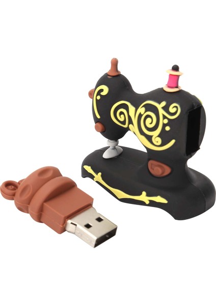 Fotoğraf Çubuğu Karikatür Tarzı U Disk Taşınabilir Büyük Depolama Sürücüsü Bilgisayar Dizüstü Bilgisayarla Uyumlu 64GB (Yurt Dışından) indirimleri