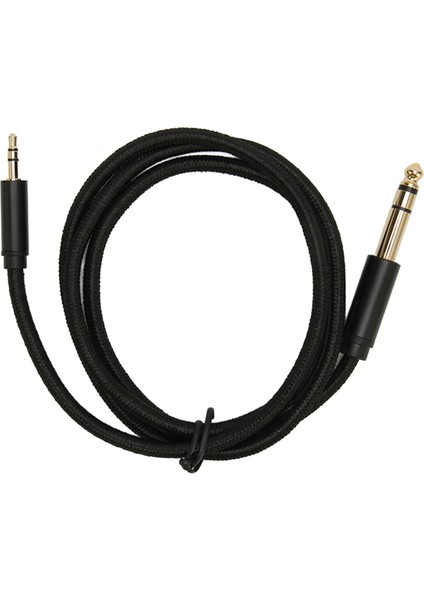 3,5 mm Ila 6,35 mm Stereo Ses Kablosu Çift Yönlü 1/4 Inç Ila 1/8 Inç Erkek Stereo Ses Kablosu Amfiler Gitar Dizüstü Bilgisayar Için (Yurt Dışından)