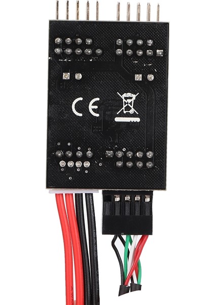 1 Erkek - 2 Erkek Port USB 2.0 Başlığı 9pın - Çift 9pın Uzatma Hub'ı Sata Güç Kablosuyla (Yurt Dışından)