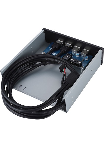 5.25 Inç 19 Pin/9 Pin - USB 3.0 USB 2.0 4 Port Metal Optik Sürücü Yuvası (Yurt Dışından) fiyatları