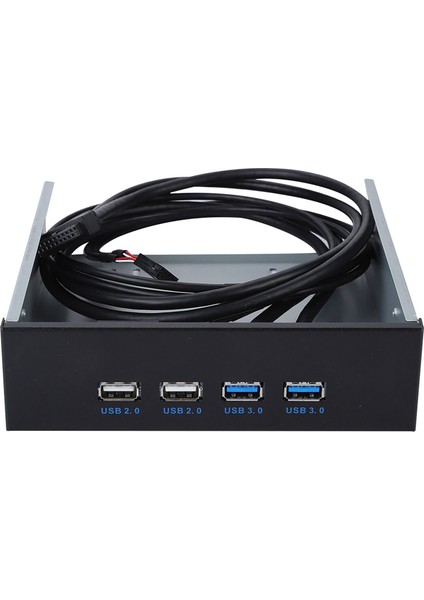 5.25 Inç 19 Pin/9 Pin - USB 3.0 USB 2.0 4 Port Metal Optik Sürücü Yuvası (Yurt Dışından) fırsatları