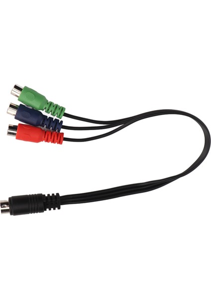 Mını Dın 9 Pin 3 Rca Kablosu Mını Dın 9 Pin Erkek 3 Rca Dişi Rgb Video Adaptör Kablosu 11.8in (Yurt Dışından) fiyatları