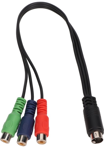 Mını Dın 9 Pin 3 Rca Kablosu Mını Dın 9 Pin Erkek 3 Rca Dişi Rgb Video Adaptör Kablosu 11.8in (Yurt Dışından) modelleri