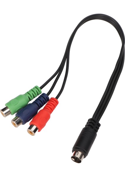 Mını Dın 9 Pin 3 Rca Kablosu Mını Dın 9 Pin Erkek 3 Rca Dişi Rgb Video Adaptör Kablosu 11.8in (Yurt Dışından) fırsatları