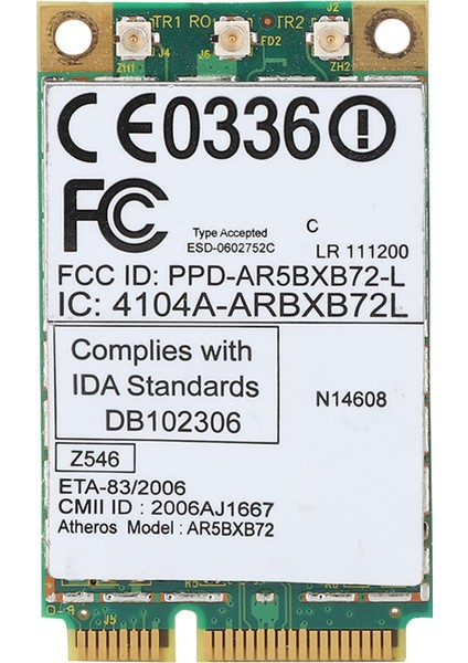AR5BXB72 300M Mini Pcı-E Çift Bant Ağ Kartı Lenovo/ıbm T60/T61 42T0825 Için (Yurt Dışından)