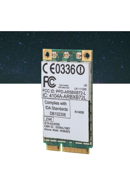 AR5BXB72 300M Mini Pcı-E Çift Bant Ağ Kartı Lenovo/ıbm T60/T61 42T0825 Için (Yurt Dışından)