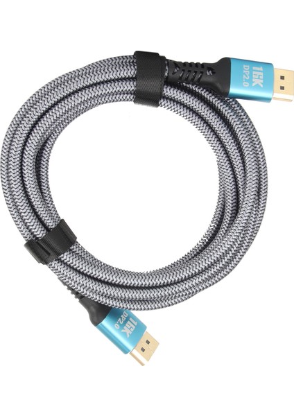 Displayport 2.0 Kablo DVI Hd Adaptör Hattı 16K 60Hz Bilgisayar Tv Projektör Monitör 3m/3.3yd (Yurt Dışından)