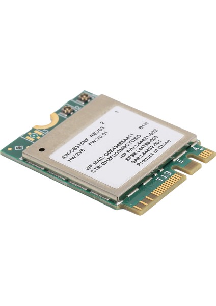 Wifi Modülü 2.4/5.0ghz Bluetooth 5.0 M.2 Ngff Kablosuz Ağ Kartı 802.11A/B/G/N/AC RTL8822CE (Yurt Dışından)