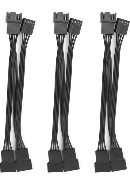 3 Adet Uzatma Kablosu 1 Ila 3 Bilgisayar Kasası Cpu Fanı Tandem Yaklaşımı 4pin Adaptör Teli (Yurt Dışından)