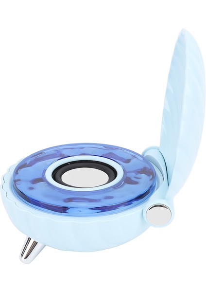 Bluetooth Hoparlör Benzersiz Deniz Kabuğu Şeklinde Stereo Hoparlör Renkli Gece Lambası 1200MAH Yatak Odası Masa Dekorasyonu Mavi (Yurt Dışından) indirimleri