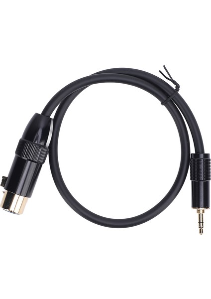 Xlr - 3,5 mm Kablo 1,6 Ft 3,5 mm 1/8 Inç Stereo Erkek - Xlr Dişi Kablo Telefon Dizüstü Bilgisayar Hoparlör Mikseri Için (Yurt Dışından)