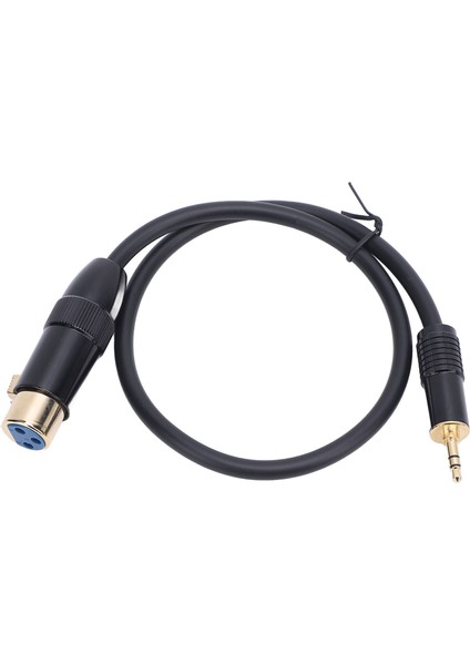 Xlr - 3,5 mm Kablo 1,6 Ft 3,5 mm 1/8 Inç Stereo Erkek - Xlr Dişi Kablo Telefon Dizüstü Bilgisayar Hoparlör Mikseri Için (Yurt Dışından) fiyatları