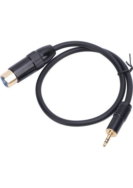 Xlr - 3,5 mm Kablo 1,6 Ft 3,5 mm 1/8 Inç Stereo Erkek - Xlr Dişi Kablo Telefon Dizüstü Bilgisayar Hoparlör Mikseri Için (Yurt Dışından) modelleri