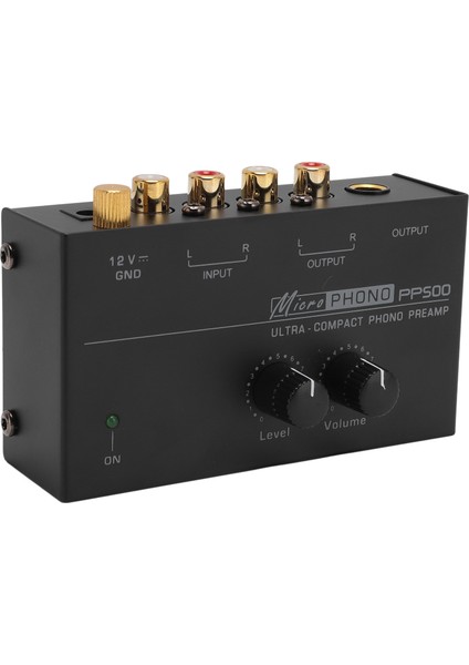 Phono Pikap Ön Amfisi Ultra Düşük Gürültü Bağımsız Ses Kontrolü Fonograf Ön Amfisi Plak Çalar Için 100‑240V Ab Fişi (Yurt Dışından)