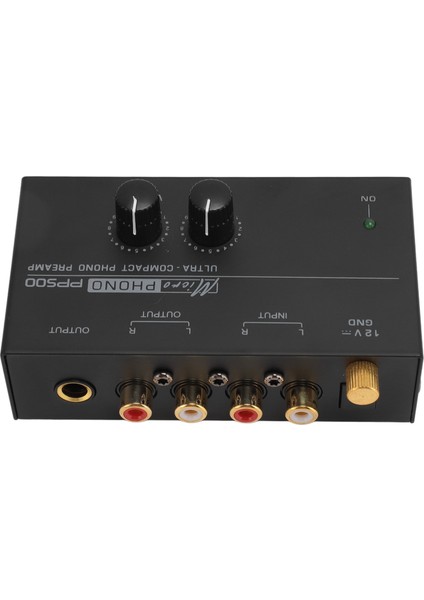 Phono Pikap Ön Amfisi Ultra Düşük Gürültü Bağımsız Ses Kontrolü Fonograf Ön Amfisi Plak Çalar Için 100‑240V Ab Fişi (Yurt Dışından)