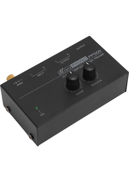 Phono Pikap Ön Amfisi Ultra Düşük Gürültü Bağımsız Ses Kontrolü Fonograf Ön Amfisi Plak Çalar Için 100‑240V Ab Fişi (Yurt Dışından)