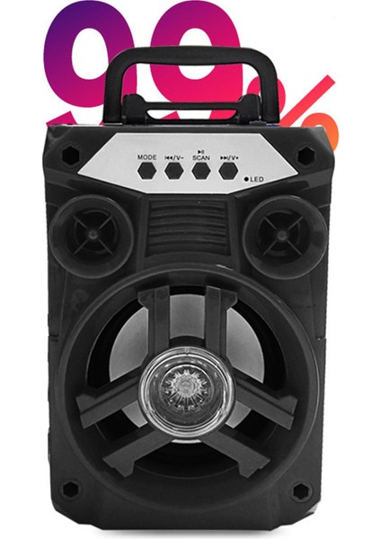 Bluetooth Hoparlör Destekli Hafıza Kartı U Disk Fm Taşınabilir Kablosuz Hoparlör Mikrofonlu 10W (Yurt Dışından) modelleri