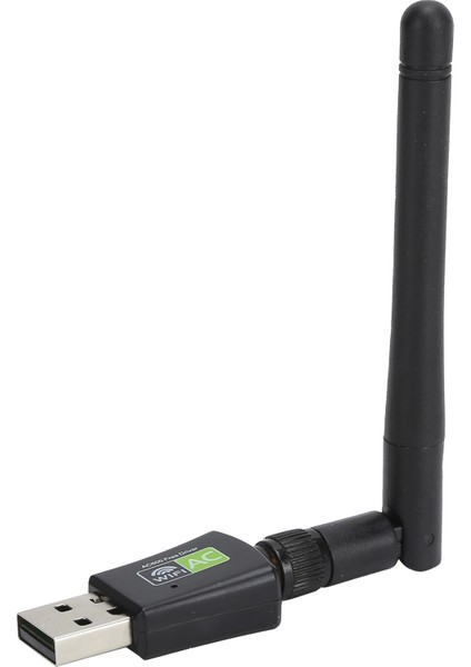USB Wifi Adaptörü Alıcı Anten Ethernet 600MBPS 2.4GHZ5GHZ Kablosuz Ağ Kartı Siyah (Yurt Dışından) modelleri