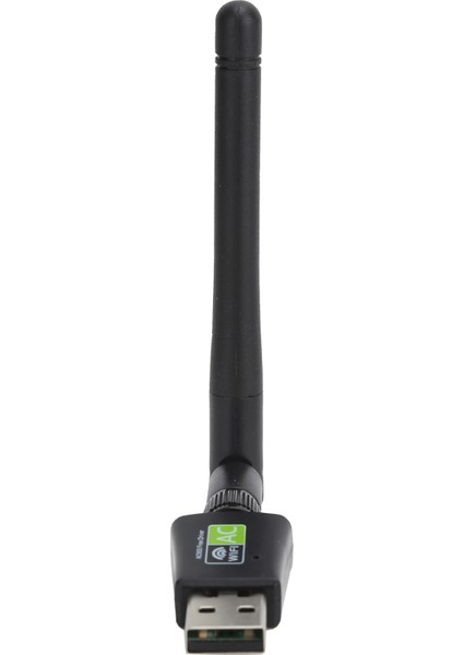 USB Wifi Adaptörü Alıcı Anten Ethernet 600MBPS 2.4GHZ5GHZ Kablosuz Ağ Kartı Siyah (Yurt Dışından) fırsatları