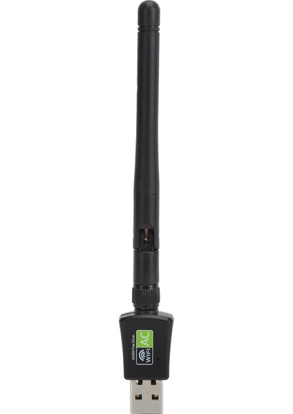 USB Wifi Adaptörü Alıcı Anten Ethernet 600MBPS 2.4GHZ5GHZ Kablosuz Ağ Kartı Siyah (Yurt Dışından) indirimleri