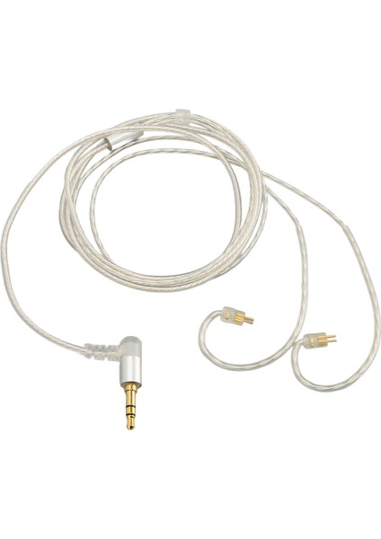 Kulaklık Yükseltme Kablosu 2 Pin 0.78MM Gümüş Kaplamalı Bakır Yedek Yükseltme Kablosu Weston 1964 UE3X UE18 W4R UM3X Için (Yurt Dışından)