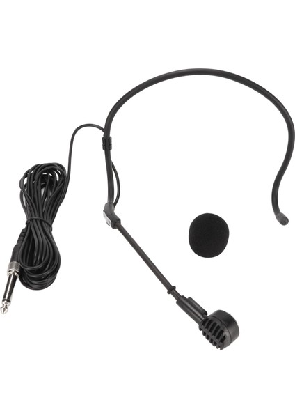 6.35mm Kulak Kancalı Mikrofon Ergonomik Dinamik 16.4ft Kablolu Kulaklık Mikrofonu Karaoke Hoparlörler Amplifikatörler Öğretim Için (Yurt Dışından)