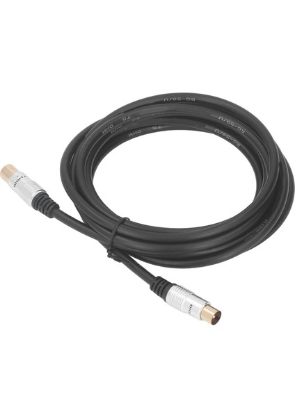 RG59U Koaksiyel Kablo 9,5 mm Erkek - 9,5 mm Dişi Televizyon Koaksiyel Kablosu 3 Metre Uzunluk Değiştirme Için (Yurt Dışından) fırsatları