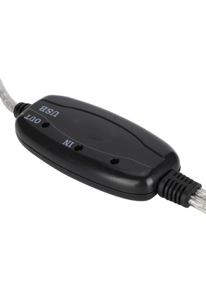 USB Inout Mıdı Kablo Dönüştürücü Bilgisayar Pc'den Müzik Klavyesi Adaptör Kablosu (Yurt Dışından)