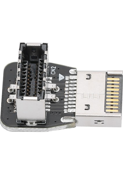 Ön Tip Adaptör Başlığı Pc Anakart Usb3.1 10G 90 Derece Direksiyon Dirseği Dönüştürücü PH74B (Yurt Dışından)