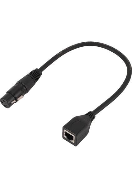 3 Pin Xlr Dişi - RJ45 Dişi Kablo Dmx‑con Kontrol Cihazı Serisi Sahne Kayıt Stüdyosu Için Dmx Kablosu 1ft (Yurt Dışından)