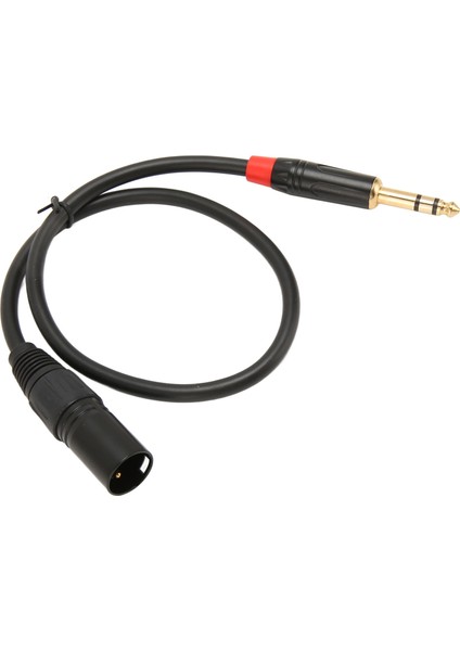 1/4 Inç 6,35 mm - Xlr Erkek Kablo Profesyonel Tak ve Çalıştır Altın Kaplama Konnektör Mikrofon Kablosu 1,6 Ft (Yurt Dışından)
