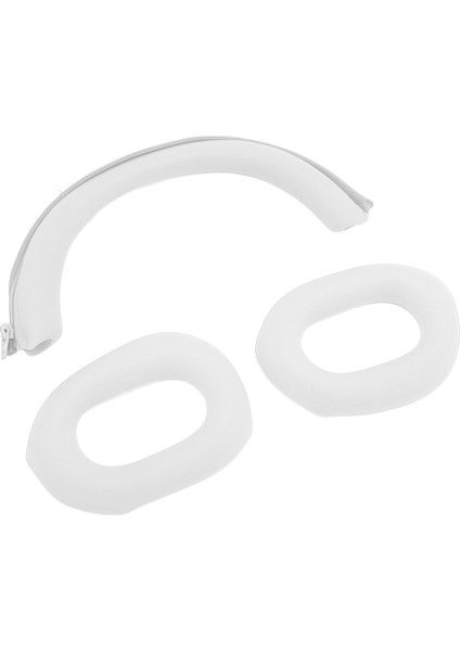 Kulak Yastıkları Kapak Kafa Bandı Ped Seti Yedek Mükemmel Uyumlu Silikon Kulaklık Koruyucu Kapak WH‑1000XM5 Kulaklıklar Için Beyaz (Yurt Dışından) modelleri