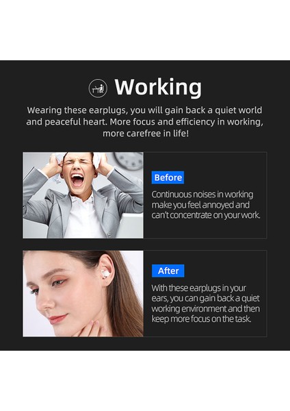 Bluedio Ne Silikon Kulak Tıkacı -40DB Gürültü Azaltma Ses Yalıtımı Kulak Koruması Uyuma ve Yüzme Için Gürültü Önleyici (Yurt Dışından) fırsatları