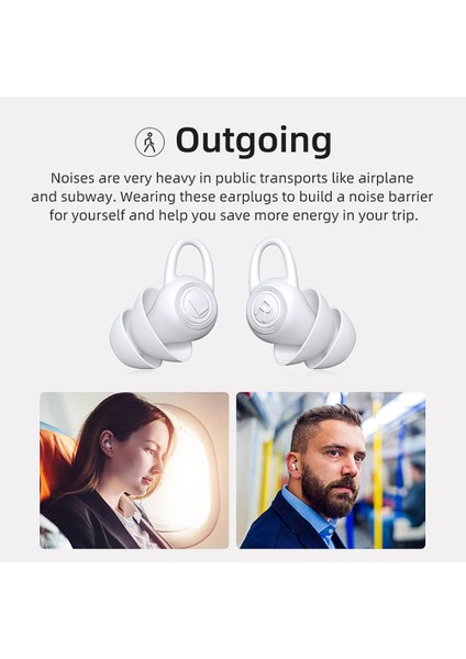 Bluedio Ne Silikon Kulak Tıkacı -40DB Gürültü Azaltma Ses Yalıtımı Kulak Koruması Uyuma ve Yüzme Için Gürültü Önleyici (Yurt Dışından) indirimleri