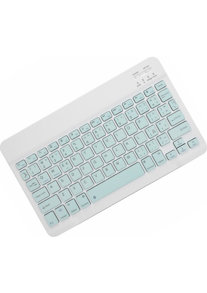 Kablosuz Bluetooth Klavye Tuş Takımları Daktilo Evrensel Cihazla Uyumlu 10INAÇIK Yeşil (Yurt Dışından) fiyatları