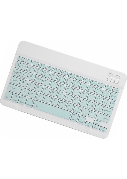 Kablosuz Bluetooth Klavye Tuş Takımları Daktilo Evrensel Cihazla Uyumlu 10INAÇIK Yeşil (Yurt Dışından) fırsatları