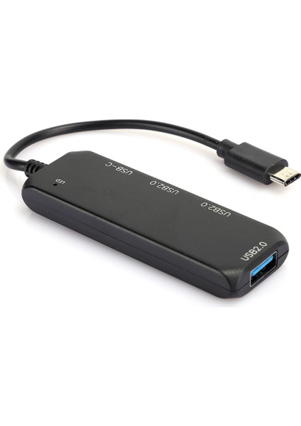 Hub USB Çoklu 4 Port Ayırıcı Genişletme Kablosu Adaptörü Ultra Hızlı Dizüstü Bilgisayar Tipi C 2.0 (Yurt Dışından)