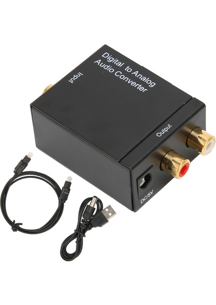 Dijitalden Analoga Dönüştürücü Ev Sineması Için Profesyonel Rca Analogdan Dijitale Optik Dönüştürücü (Yurt Dışından)