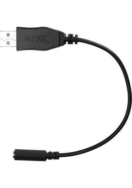 USB A - 3,5 mm Ses Adaptörü Profesyonel Dijital Ses Adaptörü Kablosu Pc Için Ps4 Için Ps5 Için Dizüstü Bilgisayar Masaüstü Bilgisayar (Yurt Dışından)