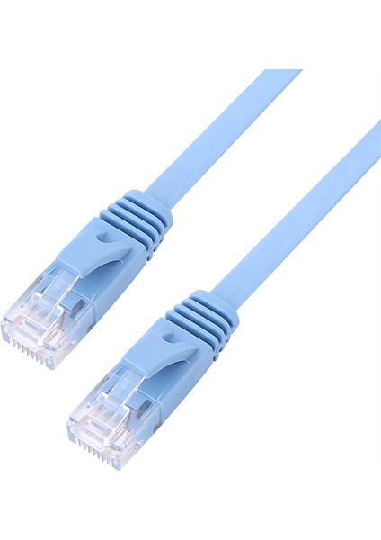 RJ45 Cat6 Ethernet Ağ Düz Lan Kablosu Utp Yama Yönlendirici Kabloları 1000M Mavi 0,5 Metre (Yurt Dışından) fiyatları