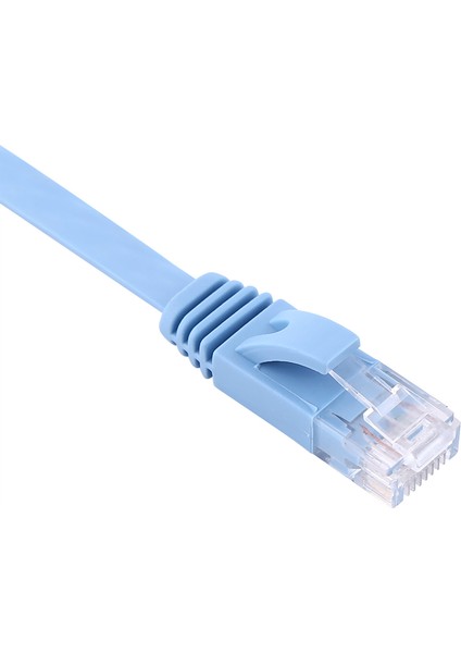 RJ45 Cat6 Ethernet Ağ Düz Lan Kablosu Utp Yama Yönlendirici Kabloları 1000M Mavi 0,5 Metre (Yurt Dışından) modelleri