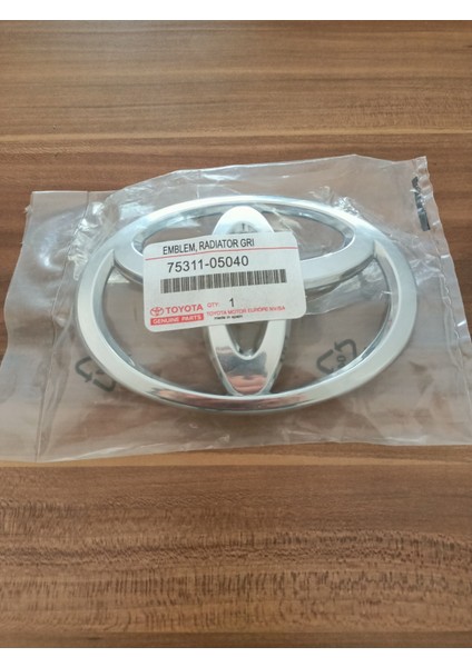 Corolla Ön Amblem 13 - 19 Yılları Arası Araçlara Uyumlu Toyota Corolla Arma Logo Ön Panjur