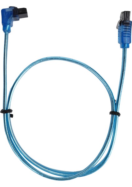 Seri Kablo 48CM 7‑pin Dirsek Başlı Bakır Çekirdekli Sabit Sürücü Kablo Tel Veri Iletişimi Içinmavi (Yurt Dışından)