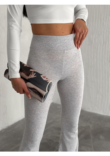 Geni̇ş Kemerli̇ Ispanyol Tayt Pantolon / Günlük Kullanim Ispanyol Tayt fiyatları