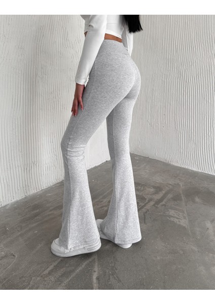 Geni̇ş Kemerli̇ Ispanyol Tayt Pantolon / Günlük Kullanim Ispanyol Tayt modelleri