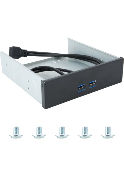 Yüksek Hızlı 20PIN 2-Port USB 3.0 Hub Optik Disk Sürücüsü Ön Panel (Yurt Dışından)